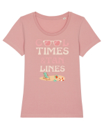 SUMMER TAN Tricou mânecă scurtă guler larg fitted Damă Expresser