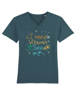 VITAMIN SEA Tricou mânecă scurtă guler V Bărbat Presenter