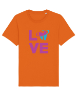 LOVE Tricou mânecă scurtă Unisex Rocker