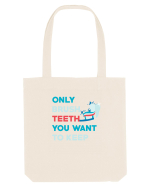 BRUSH TEETH Sacoșă textilă