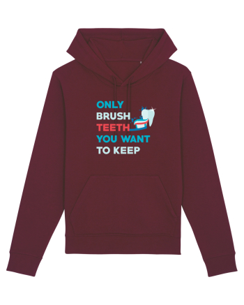 BRUSH TEETH Burgundy