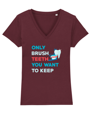 BRUSH TEETH Burgundy