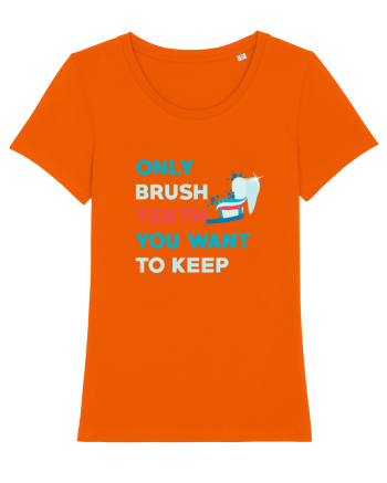 BRUSH TEETH Bright Orange