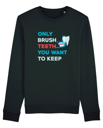 BRUSH TEETH Black