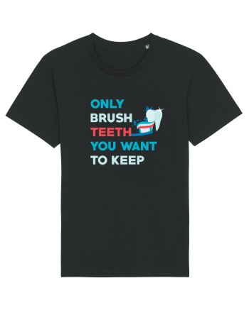BRUSH TEETH Black