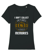 PICTURES MEMORIES Tricou mânecă scurtă guler larg fitted Damă Expresser