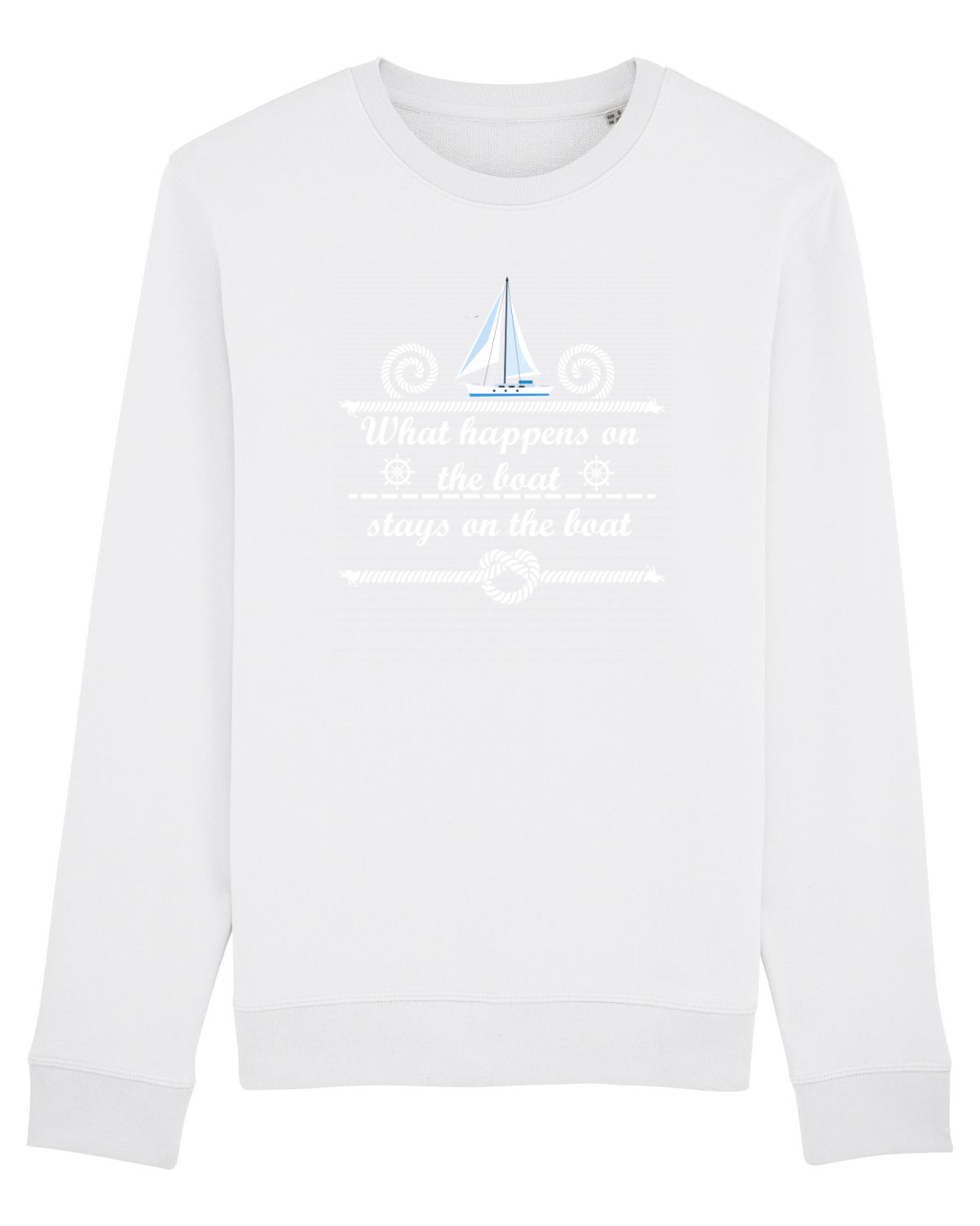 Bluză mânecă lungă Unisex Rise White