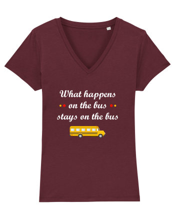 BUS Burgundy