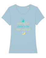 PETS Tricou mânecă scurtă guler larg fitted Damă Expresser