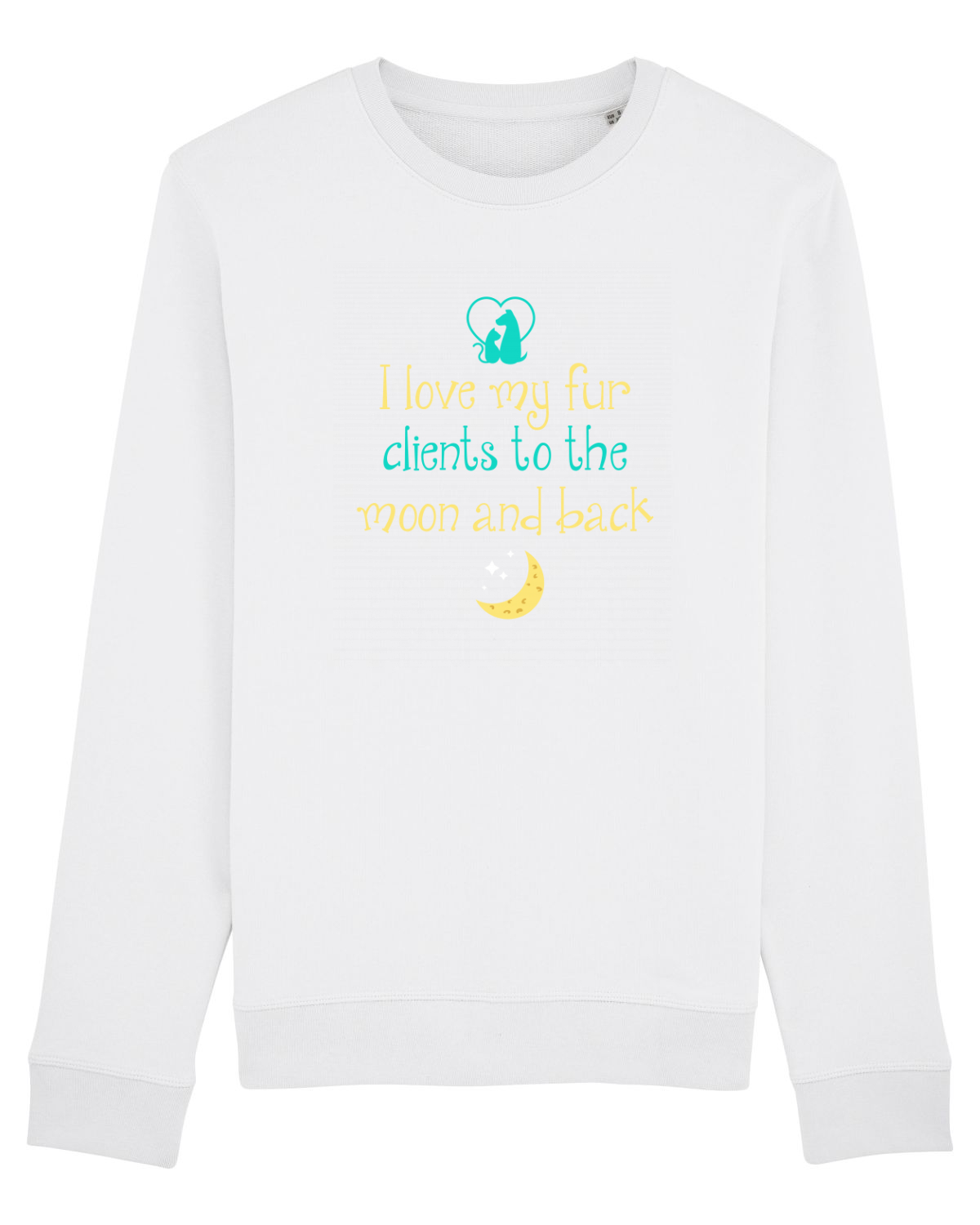 Bluză mânecă lungă Unisex Rise White