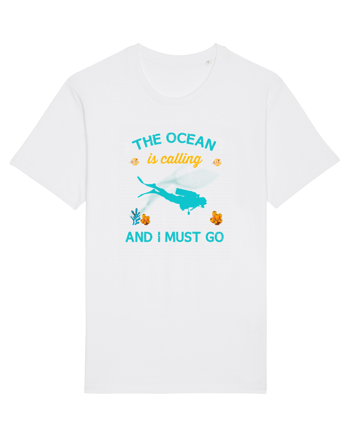 Tricou mânecă scurtă Unisex Rocker White