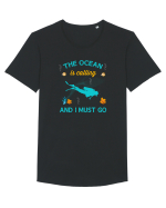 OCEAN Tricou mânecă scurtă guler larg Bărbat Skater