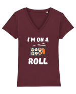 SUSHI Tricou mânecă scurtă guler V Damă Evoker