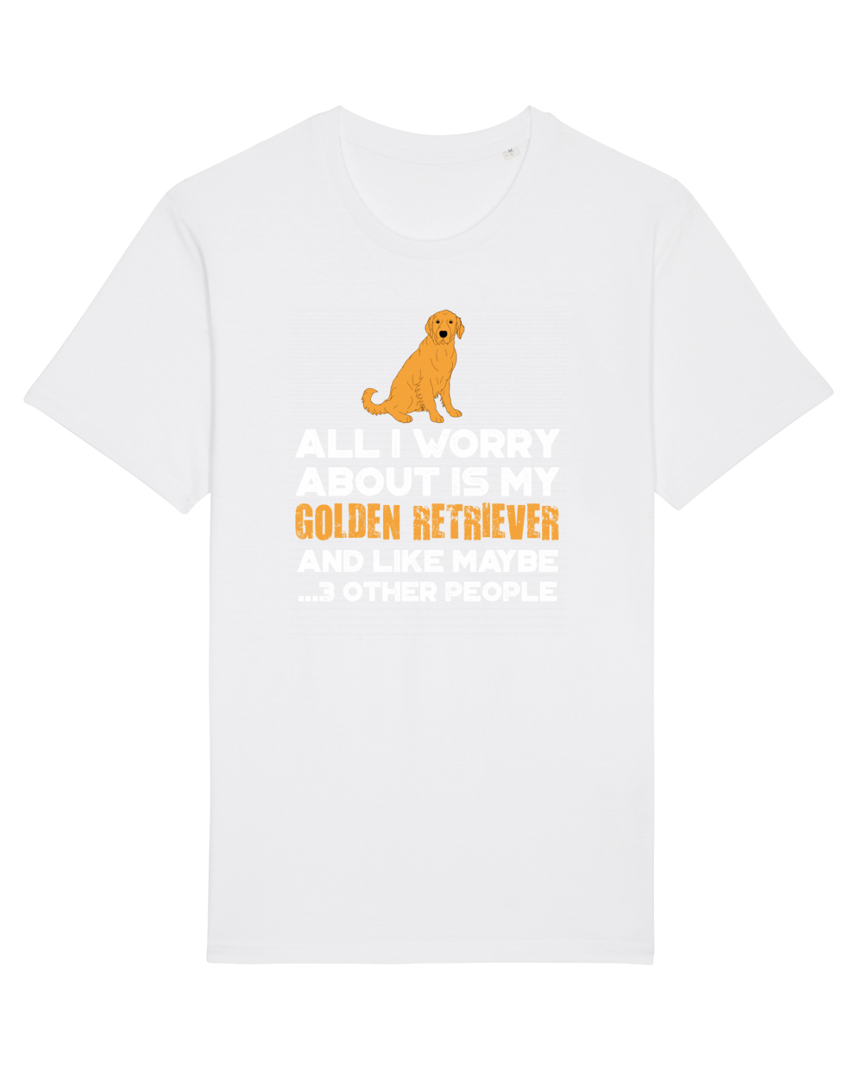 Tricou mânecă scurtă Unisex Rocker White