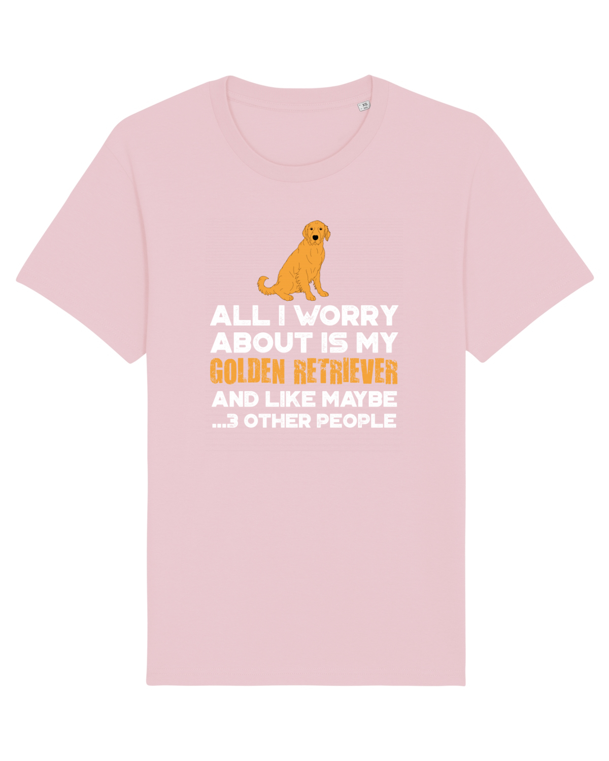 Tricou mânecă scurtă Unisex Rocker Cotton Pink