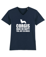 CORGI Tricou mânecă scurtă guler V Bărbat Presenter