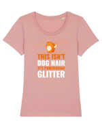 POMERANIAN Tricou mânecă scurtă guler larg fitted Damă Expresser