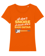 SNORE Tricou mânecă scurtă guler larg fitted Damă Expresser