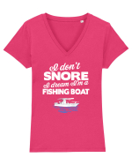 SNORE Tricou mânecă scurtă guler V Damă Evoker