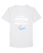 SNORE Tricou mânecă scurtă guler larg Bărbat Skater