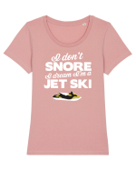 SNORE Tricou mânecă scurtă guler larg fitted Damă Expresser
