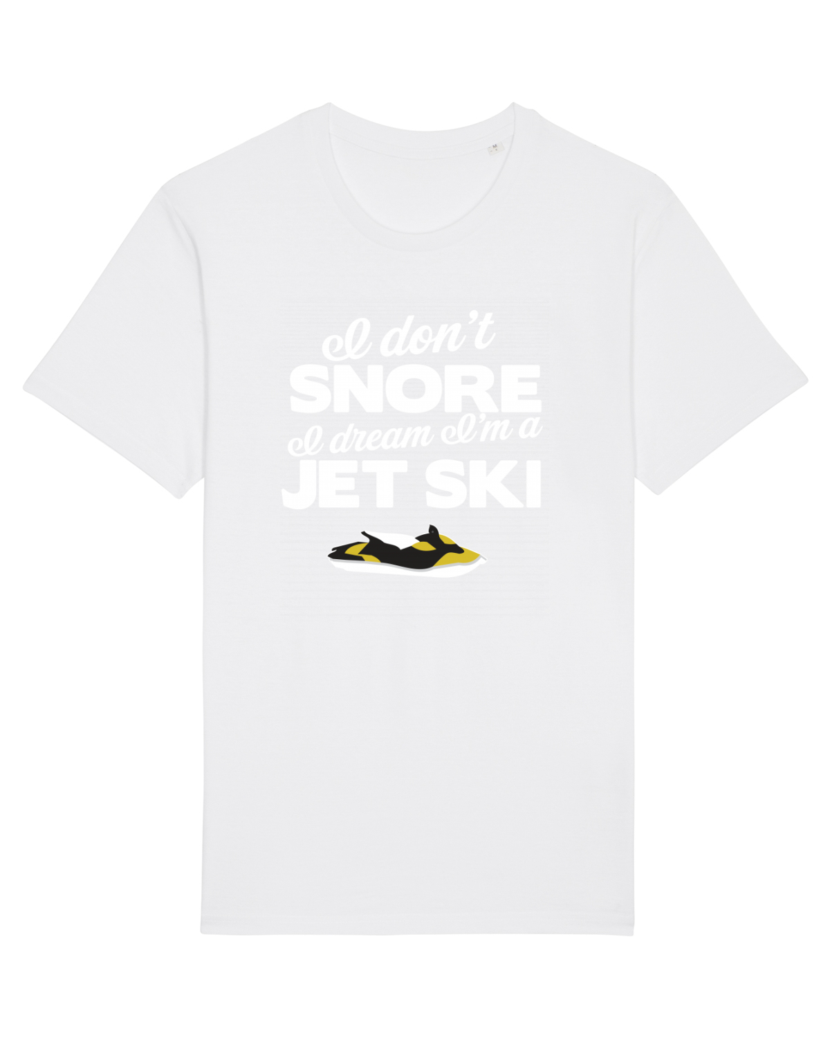 Tricou mânecă scurtă Unisex Rocker White