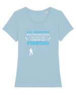 FISHING Tricou mânecă scurtă guler larg fitted Damă Expresser