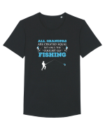 FISHING Tricou mânecă scurtă guler larg Bărbat Skater