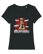Jimmy Samurai Tricou mânecă scurtă guler larg fitted Damă Expresser