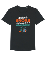 SNORE Tricou mânecă scurtă guler larg Bărbat Skater