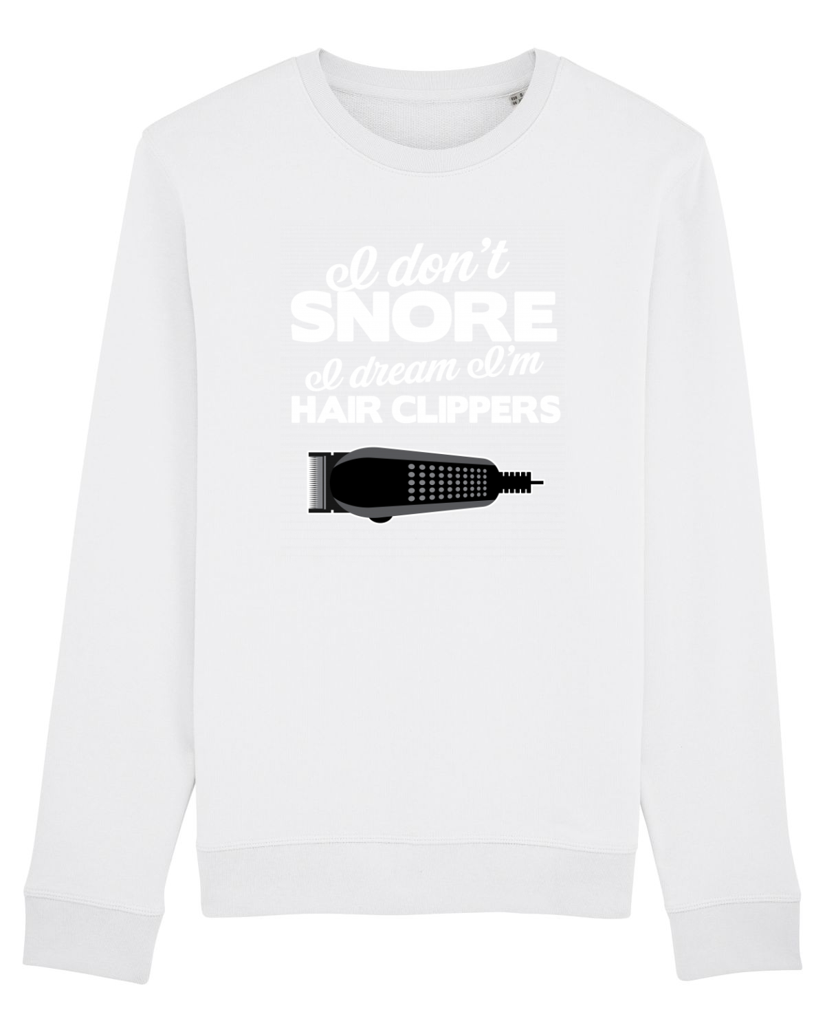 Bluză mânecă lungă Unisex Rise White