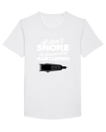 SNORE Tricou mânecă scurtă guler larg Bărbat Skater