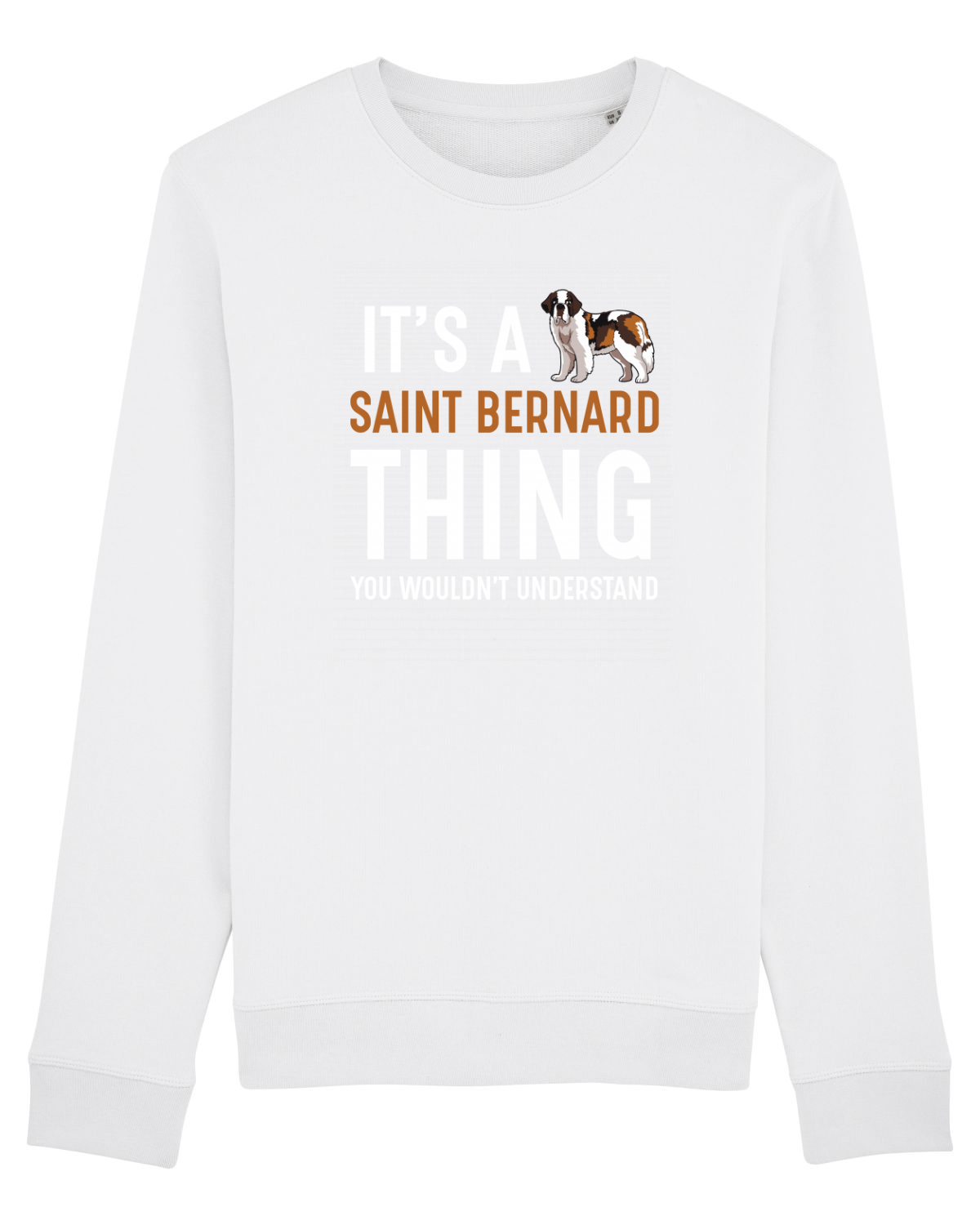 Bluză mânecă lungă Unisex Rise White