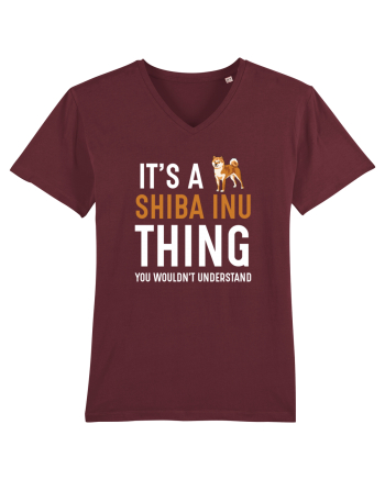 SHIBA INU Burgundy