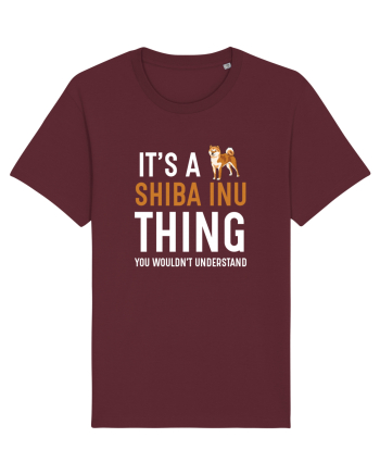 SHIBA INU Burgundy