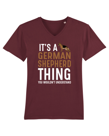 GERMAN SHEPHERD Burgundy