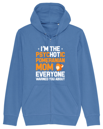 POMERANIAN MOM Bright Blue