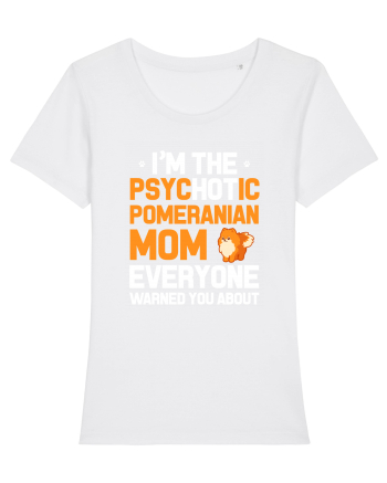 POMERANIAN MOM White