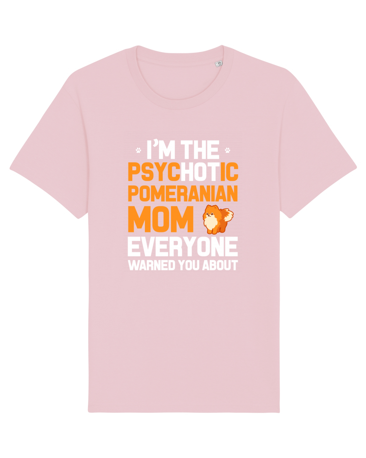 Tricou mânecă scurtă Unisex Rocker Cotton Pink