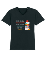 LIBRARIAN Tricou mânecă scurtă guler V Bărbat Presenter
