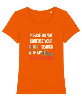LIBRARY DEGREE Bright Orange