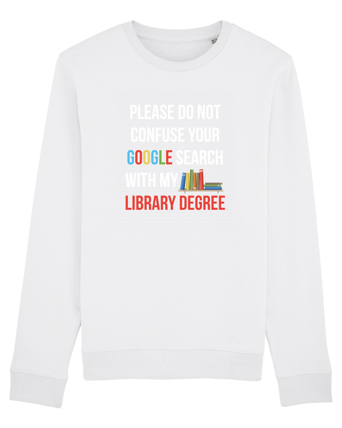 Bluză mânecă lungă Unisex Rise White