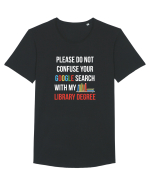LIBRARY DEGREE Tricou mânecă scurtă guler larg Bărbat Skater