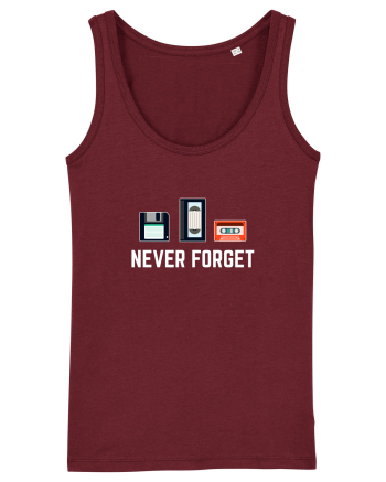 NEVER FORGET Burgundy