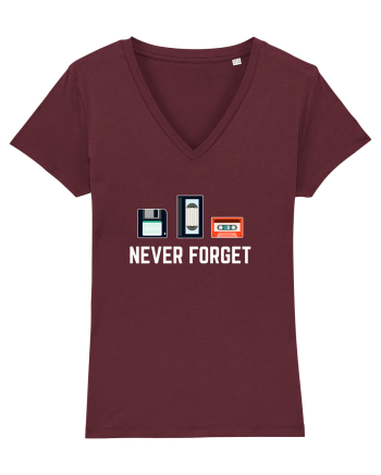 NEVER FORGET Burgundy