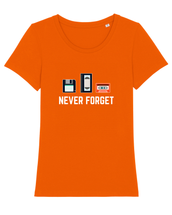 NEVER FORGET Bright Orange