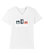 NEVER FORGET Tricou mânecă scurtă guler V Bărbat Presenter