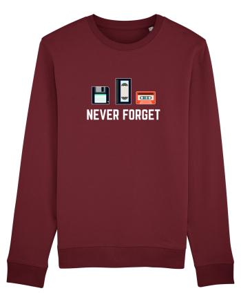 NEVER FORGET Burgundy