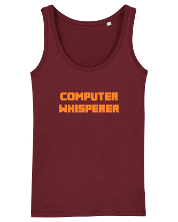 COMPUTER WHISPERER Burgundy