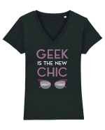 GEEK Tricou mânecă scurtă guler V Damă Evoker